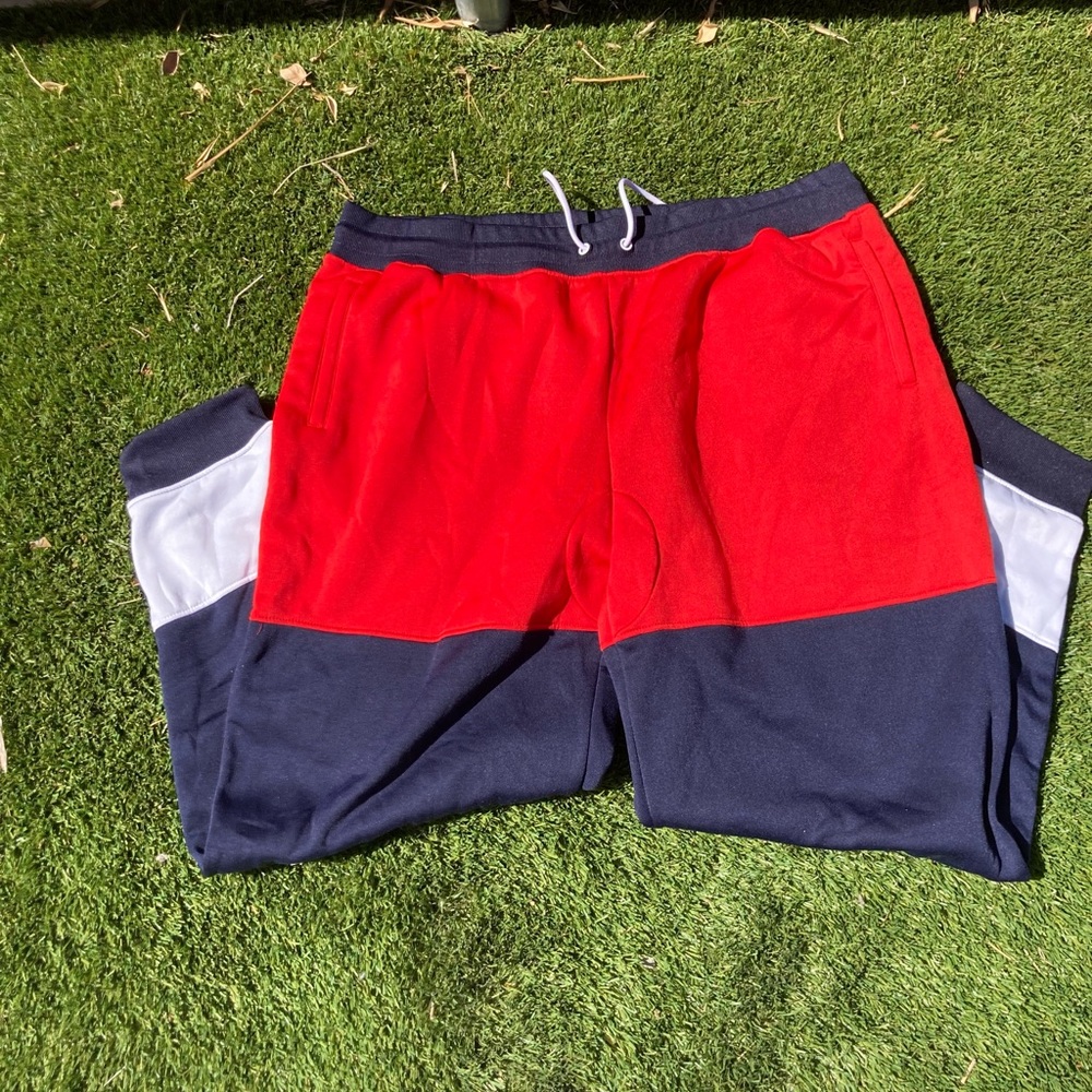 Men’s Rockwear Red Blue & White Sweatpants